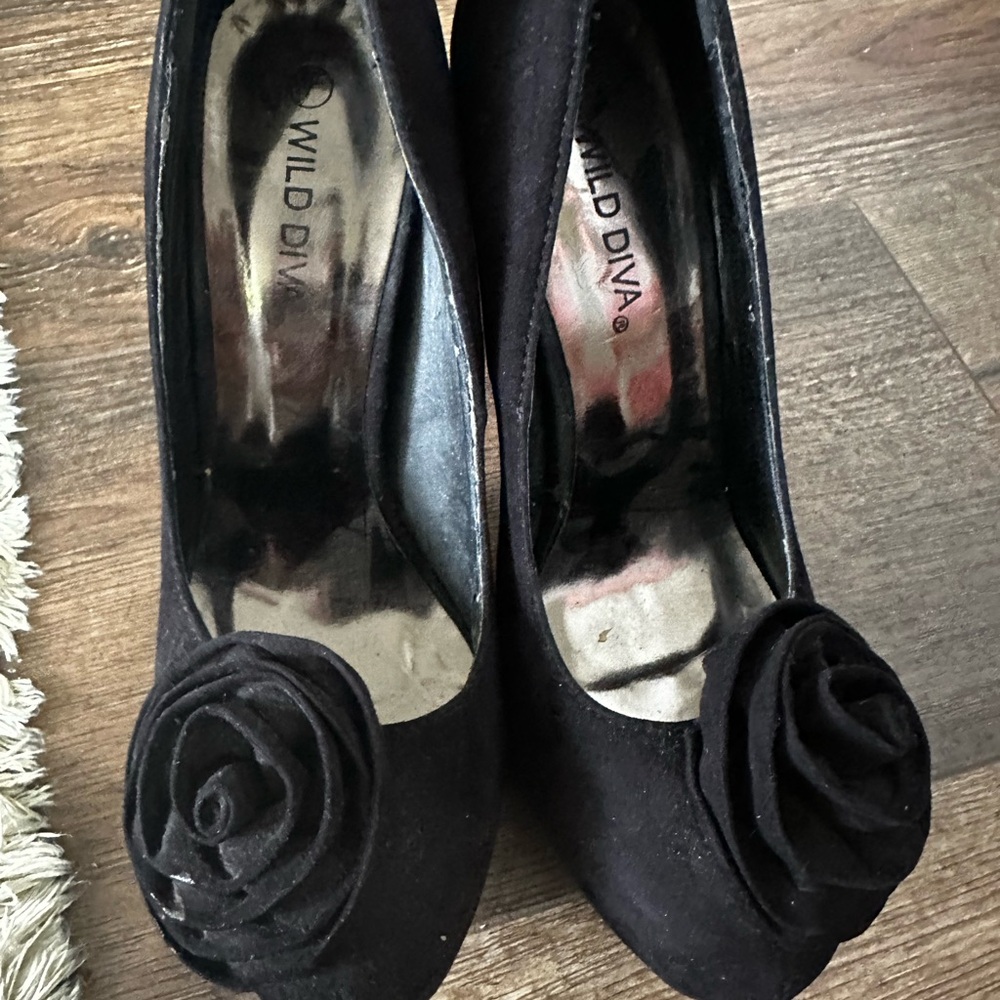 Wild Diva Black Women's Shoes